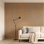 Paquete de 2/4 Paneles Acústicos Autoadhesivos, Tamaño 60*120 Cm, Fieltro Absorbente de Sonido, Diseñados Específicamente para Aislamiento Acústico y Reducción de Eco. Paneles de Pared Decorativos con Diseño de Grano de Madera, Adecuados para Decorar las