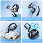 Auriculares Bluetooth | Miniso MS193 Auriculares de Traducción AI: Pantalla Táctil LED, 40 Horas de Batería, Sonido HD de Alta Fidelidad, Modo