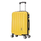 Maleta de Cabina Policarbonato 55x40x20cm (40L) - 20 Pulgadas - Negro/Azul/Amarillo/Rojo/AzulMarino/Plaeada/RosaDorada/Menta