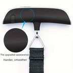 Báscula para equipaje, báscula electrónica, báscula portátil, báscula de gancho, báscula para paquetes, mini báscula colgante de 50 kg, báscula de resorte portátil, báscula de pesca - Batería no incluida