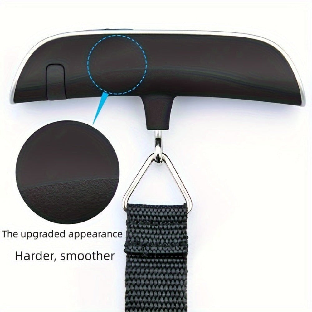 Báscula para equipaje, báscula electrónica, báscula portátil, báscula de gancho, báscula para paquetes, mini báscula colgante de 50 kg, báscula de resorte portátil, báscula de pesca - Batería no incluida