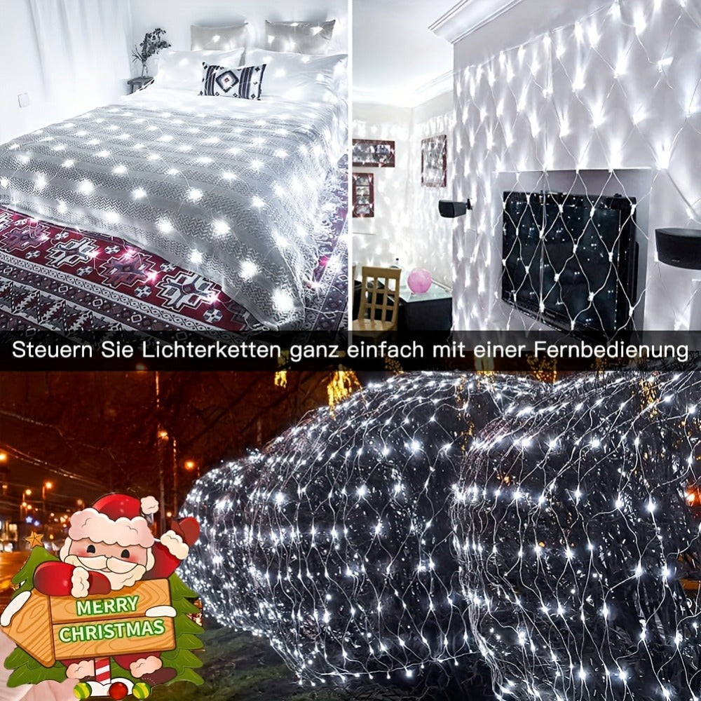 Luces de malla LED decorativas | Navidad jardín fiestas y eventos