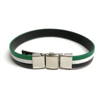Pulsera de Piel Bandera Extremeña | Complementos de Moda | Regalos Originales y Exclusivos
