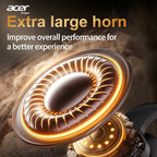 Auriculares Bluetooth | Auriculares Inalámbricos Over-Ear Genuinos de Acer con Bajos Potentes, Sonido Estéreo Hi-Fi, Reducción de Ruido en
