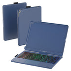 Funda con teclado giratorio para iPad para escritura, estudio y trabajo móvil