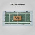 Toalla de playa grande de algodón 97% ALGODÓN 3% POLIÉSTER – XL 100x180cm Secado rápido, absorbente y ligera para piscina, playa y viajes. Diseños con estampado de rayas y tenis.