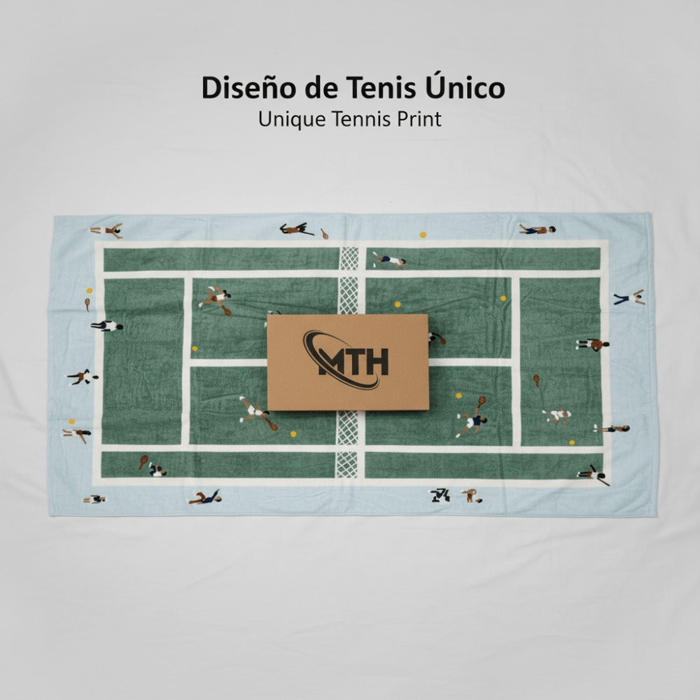 Toalla de playa grande de algodón 97% ALGODÓN 3% POLIÉSTER – XL 100x180cm Secado rápido, absorbente y ligera para piscina, playa y viajes. Diseños con estampado de rayas y tenis.