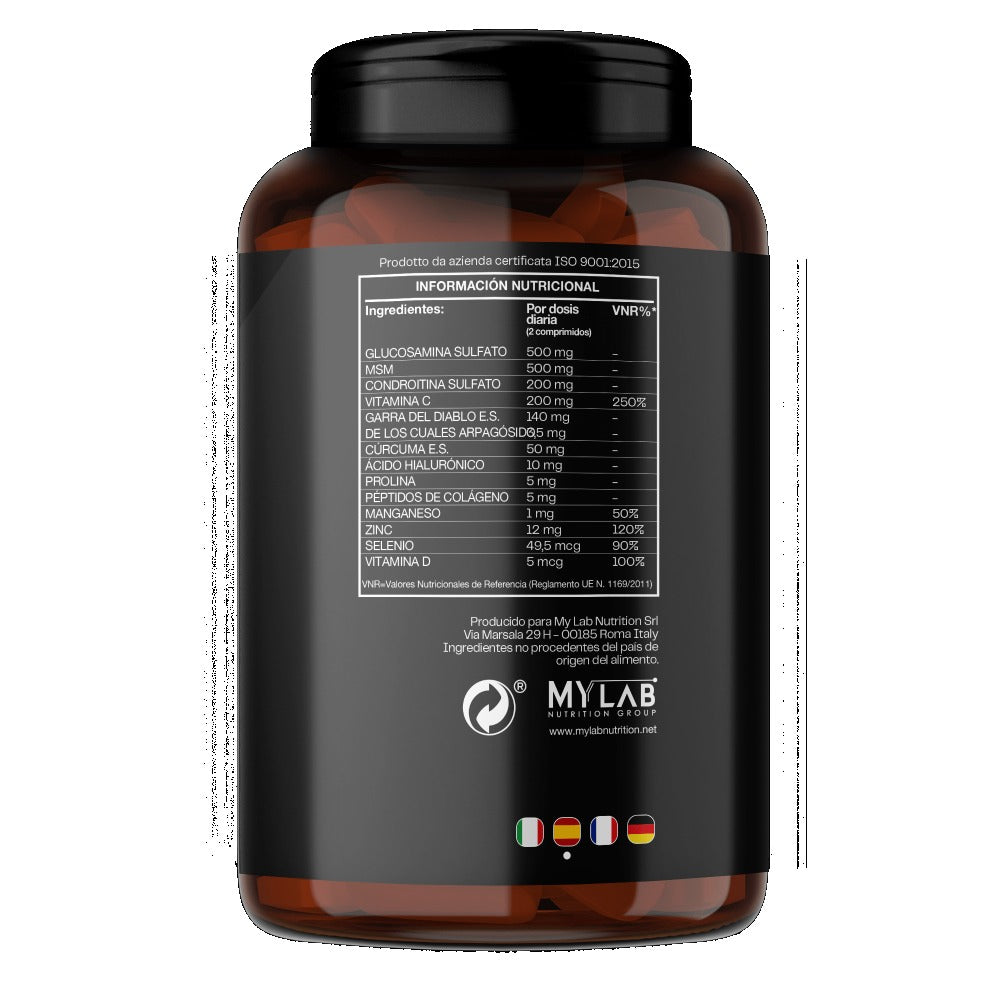 ARTICOSS – Complemento alimenticio con glucosamina, condroitina, MSM, colágeno, ácido hialurónico y vitaminas C y D. 60 comprimidos.