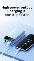 Power Bank de Gran Capacidad de 50000mAh con Pantalla LED de Energía y Carga Rápida de 22.5W - Luz para Camping al Aire Libre, Adecuado para iPhone, Android y Dispositivos Digitales, Regalo de Vacaciones