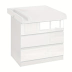 1 unidad de cajones de almacenamiento, cómoda con estantes extraíbles con adicionales, organizador de almacenamiento, muebles para el hogar, puede ser un tocador, organizador, gabinete con estantes y 3 cajones, dormitorio, sala de estar, baño, blanco