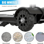 Carro Plegable de Alta Resistencia con Mango Antideslizante y Ruedas Amortiguadoras - Capacidad 77.11 KG, Estructura de Metal Aleado, Agarres de Goma Antideslizantes, Diseño Compacto para Mudanzas, Almacén, Viajes, Equipaje - Ideal para Hogar, Oficina, Us
