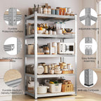 Set de 1/2pzas Estanterías Metálicas de 180x90x40cm. Sistema Sin Tornillos, 5 Baldas Ajustables (175KG/Nivel). Ideal para Sótano/Almacén.