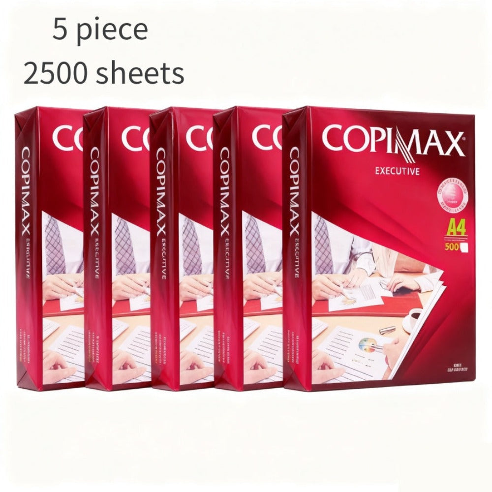 Papel de impresión A4, adecuado para impresión de oficina, estudiantes, impresión doméstica, blanco, 1 paquete de 500 hojas, 500 hojas/1000 hojas/2500 hojas,