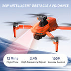 [ GD95 Dron Aéreo Profesional ] Diseño Plegable, Batería Dual de Larga Duración, Doble Cámara para Grabación, Mantenimiento de Altura y Giro de 360°, Ideal como Regalo de Navidad/Halloween o Cumpleaños para Novio