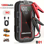 Arrancador de Coche 12V 8000A Pico, Batería Externas Auto, Caja de Arranque con Pantalla LCD y Luz LED (Compatible con Motores de Gasolina hasta 10.0L o Diésel)