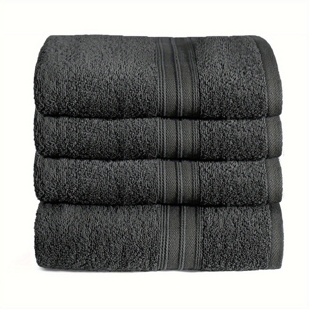 Juego de Toallas y Toallas de Baño, 4 Piezas, Calidad Premium, 100% Algodón, 550 g/m², Tamaños: 30×50 cm, 50×100 cm, 70×140 cm, Altamente Absorbentes, Suaves al Tacto, Disponible en 9 Colores