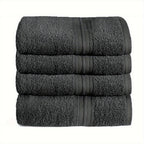 Juego de Toallas y Toallas de Baño, 4 Piezas, Calidad Premium, 100% Algodón, 550 g/m², Tamaños: 30×50 cm, 50×100 cm, 70×140 cm, Altamente Absorbentes, Suaves al Tacto, Disponible en 9 Colores