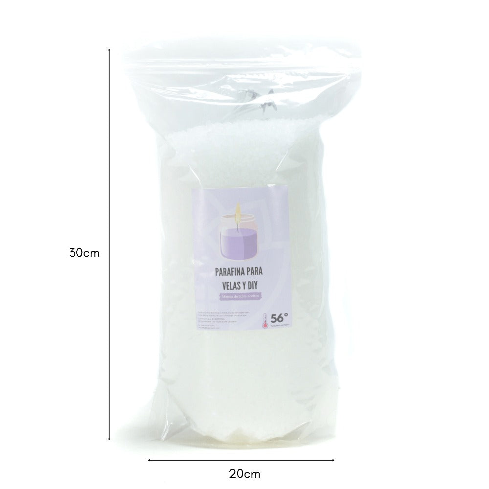 Cera de Parafina natural para hacer Velas aromáticas en bolsa de 1Kg, manualidades DIY, kit para hacer velas, parafina para velas con forma de perlas de color blanco