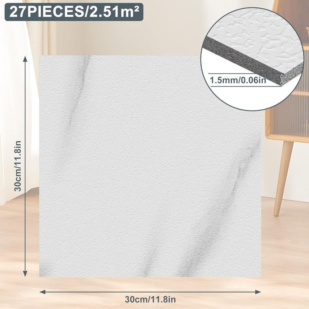 Suelo de vinilo autoadhesivo 54 piezas | Cocina baño salón y reforma DIY