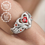 Plata de ley 925 PM:E27 - Un exquisito anillo de moda para mujer, elegante y con estilo, adornado con circonita cúbica sintética brillante. Esta joya de alta gama para mujer es perfecta para vacaciones, uso diario y un regalo conmemorativo ideal para amig