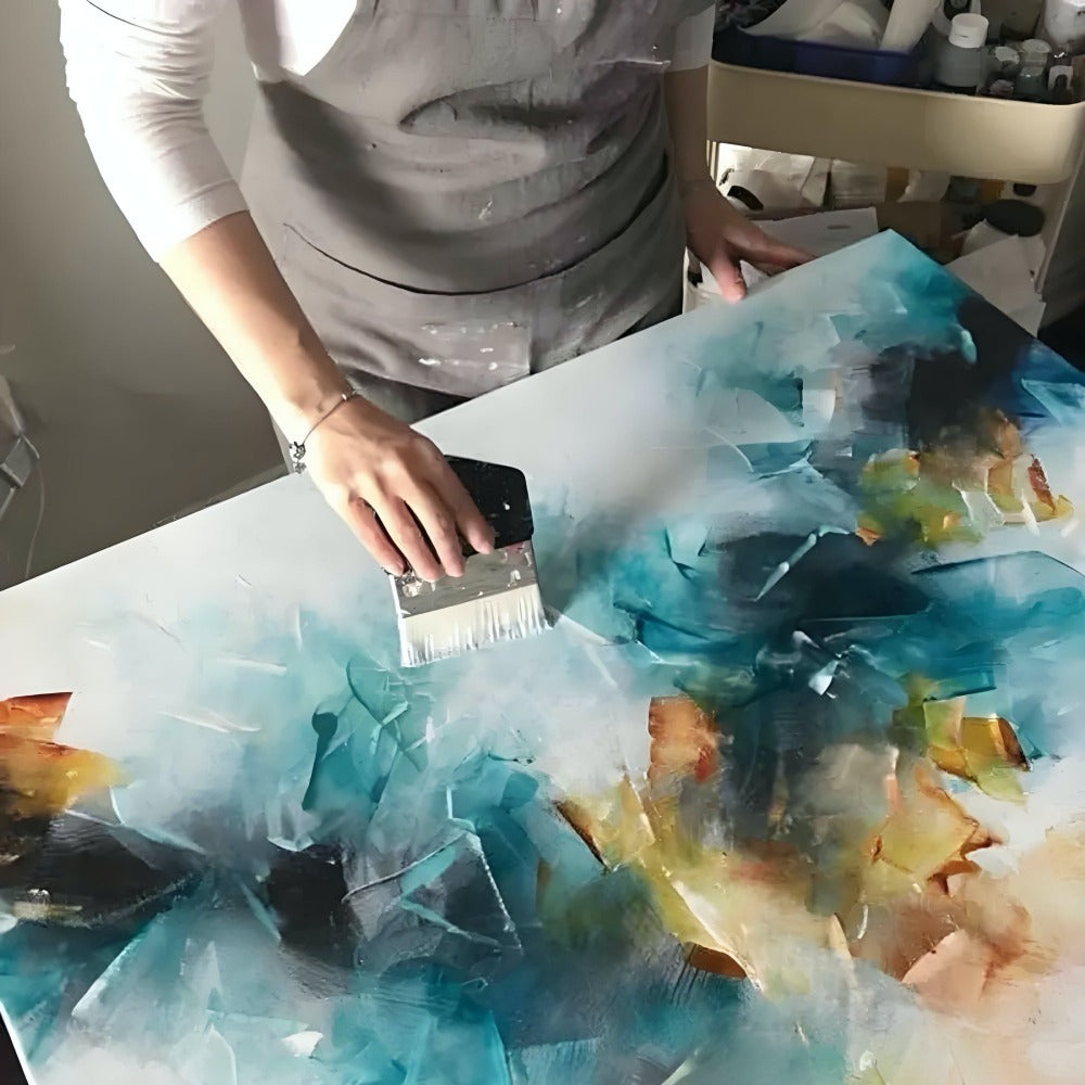 Lienzo de Algodón de Alta Calidad, Lienzo para Arte - Ideal para Pintura Acrílica/Óleo/Gouache | Excelente Absorción, Varios Tamaños Disponibles | Suministros de Arte