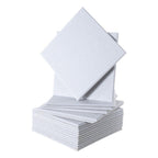 Paquete de 18 paneles acústicos cuadrados, aislamiento acústico autoadhesivo, absorbedor de sonido para pared, hechos de poliéster para aislamiento acústico, paneles acústicos para tratamiento acústico y decoración de pared, blanco, 30 X