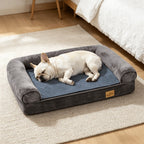 Cama duradera para perro grande: Cama tipo sofá acogedora jumbo extragrande para perro, espuma de esponja ortopédica, funda extraíble y lavable, para uso en invierno y verano