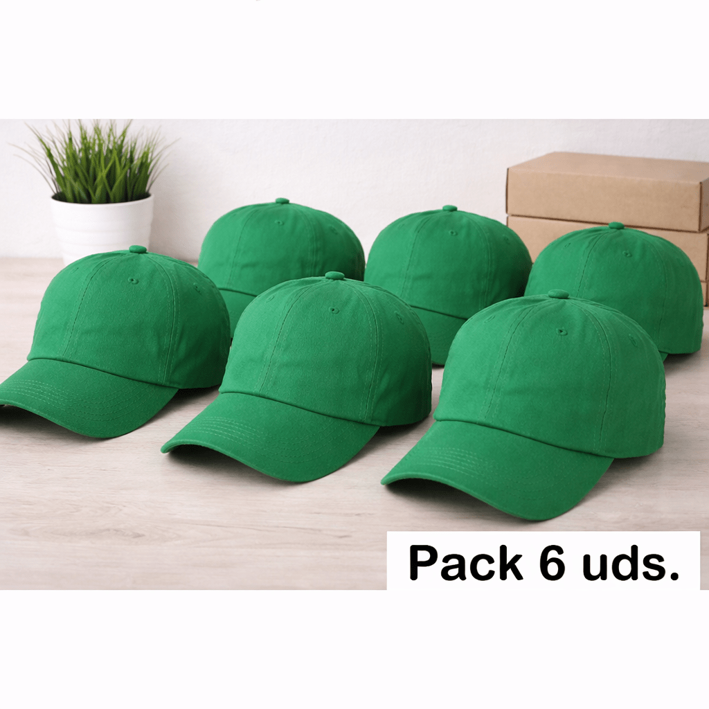 PACK DE 6 GORRAS