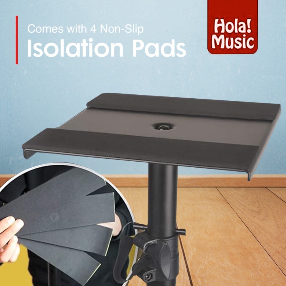 Par de Soportes para Altavoces de Estudio, Altura Ajustable, Modelo HPS-600MS, Estructura de Trípode Profesional de Alta Resistencia
