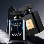 Set de Perfume para Hombres, Combinación de Aromas a Limón, Jazmín, Almizcle y Cedro, Fragancia Fuerte y Duradera, Ideal para Citas y Regalos de Vacaciones (Nota: Azul y son Botellas Individuales, Mientras que A+B es una Combinación de 2 Botellas), 55ml/1