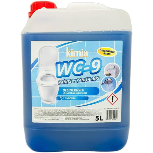 - Desincrustante WC-9 5L para Baños Sanitarios, para jardín terraza o camping