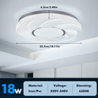 Lámpara LED de techo | Dormitorio salón cocina y pasillo
