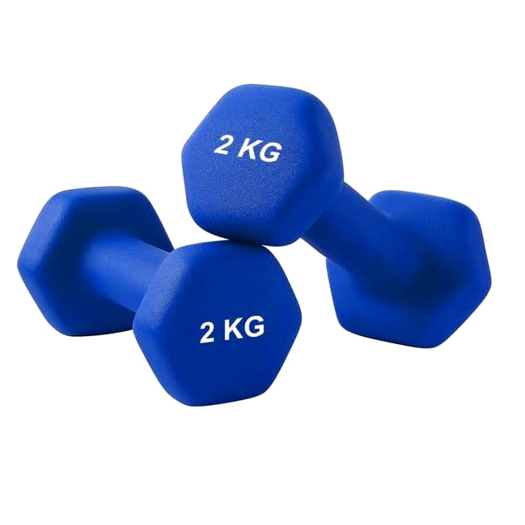 Mancuernas Fijas de Neopreno para Ejercicios en Gimnasio | Material: Hierro con Revestimiento de Vinilo | Pesas para Mujeres y Hombres