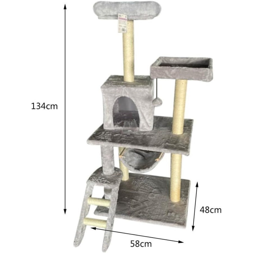 Arobol rascador para Gatos Rascador para Gato Postes rascador para Gatos Grande 105x40x40cm Varias Niveles