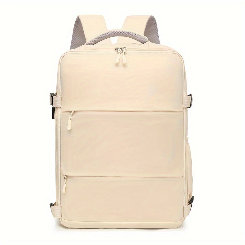 Mochila de Viaje Versátil para Mujer, Bolso Casual Estiloso y Multifuncional para Laptop, Mochila Deportiva para Exteriores con Compartimento para Zapatos