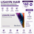 Lisavin Hair - Suplemento Alimenticio con Queratina, Biotina, Zinc y Cola de Caballo - 160 Micro Tabletas