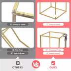 10 Piezas Soporte de Flores Metálico Dorado de 78.74 cm de Altura para Centros de Mesa de Bodas NUEVO