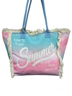 MEJORADA Bolso de Playa o piscina Grande - Diseño Verano, Ligera y Espaciosa (55x35x20 cm), TOTE BAG, Disponible en 6 Colores, Ideal para Viajes y Vacaciones