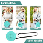Silla y taburete plegables portátiles de alta resistencia - Diseño compacto y ligero, taburete plegable multifuncional ajustable de altura para camping, pesca, senderismo - Equipo de exterior duradero, regalo perfecto para pescadores, silla de camping con