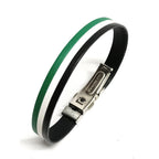 Pulsera de Piel Bandera Extremeña | Complementos de Moda | Regalos Originales y Exclusivos