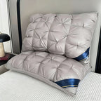 Almohada de Lujo 4/2/1 Calidad de Hotel Cinco Estrellas, Almohada de Soporte para la Columna Cervical para un Sueño Profundo, Almohada de Ropa de Cama Saludable para el Hogar, Adecuada para RVs, Salas de Estar, Dormitorios, Decoración del Hogar Exquisita,