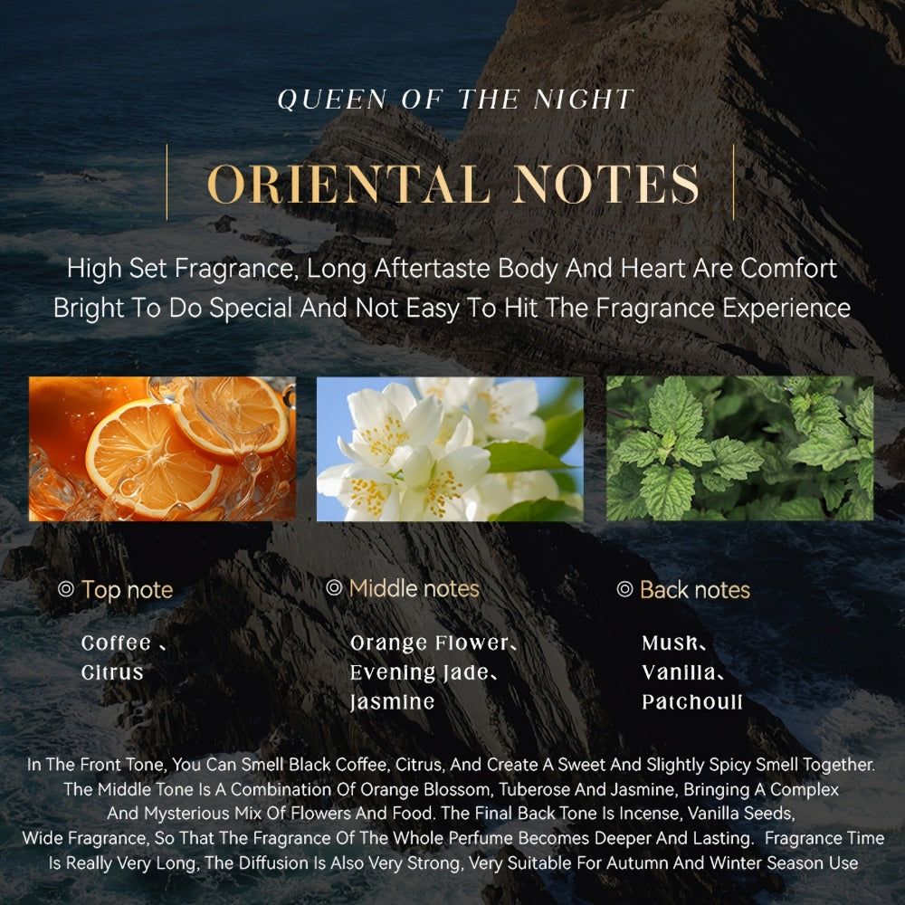 Reina de la Noche Eau De Perfum Búho Forma Única Perfume Fragancia Rociador con Caja de Regalo Duradero y Encantador Perfume Personal 100ml