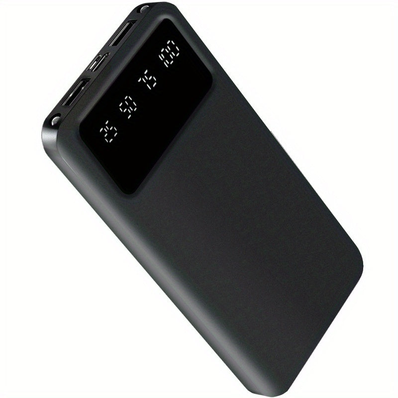 Baterías externas | 20000mAh-2pcs Banco de Energía Móvil de Gran Capacidad, Carga para Dispositivos Móviles, Pantalla LED/ Doble Interfaz de