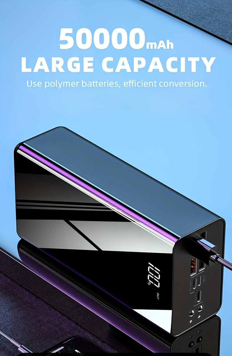 Power bank para carga durante viajes y uso diario | 50000mAh y 22.5W
