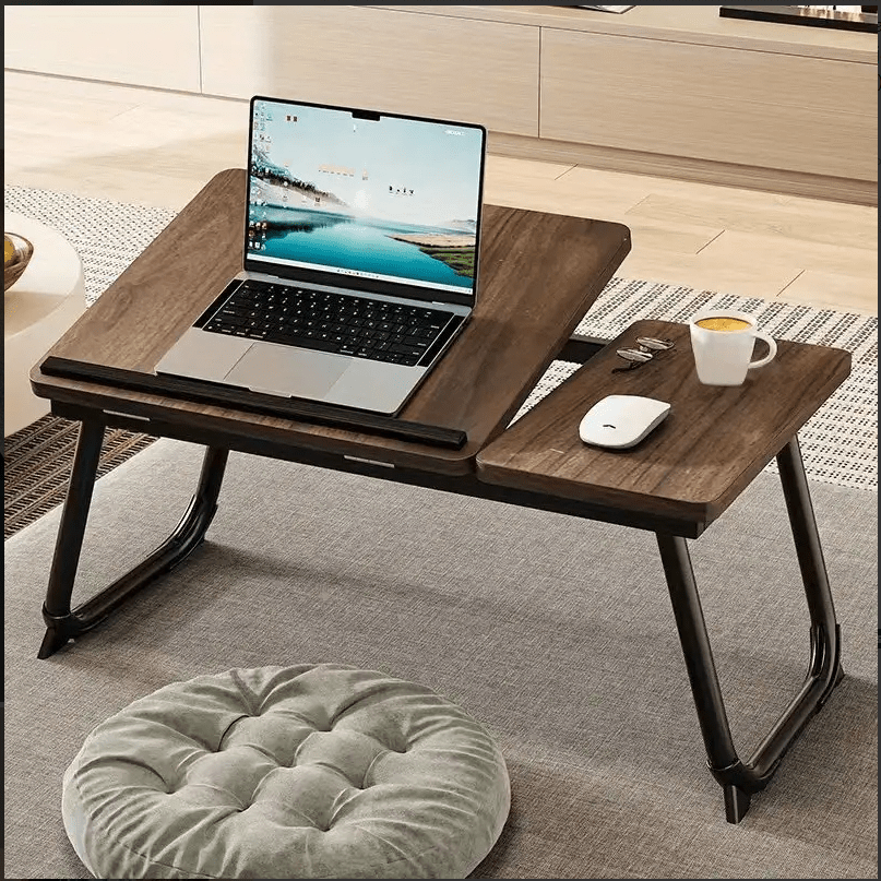 Mesa portátil plegable para cama y sofá plegable portátil | Portátil, desayuno y trabajo en casa