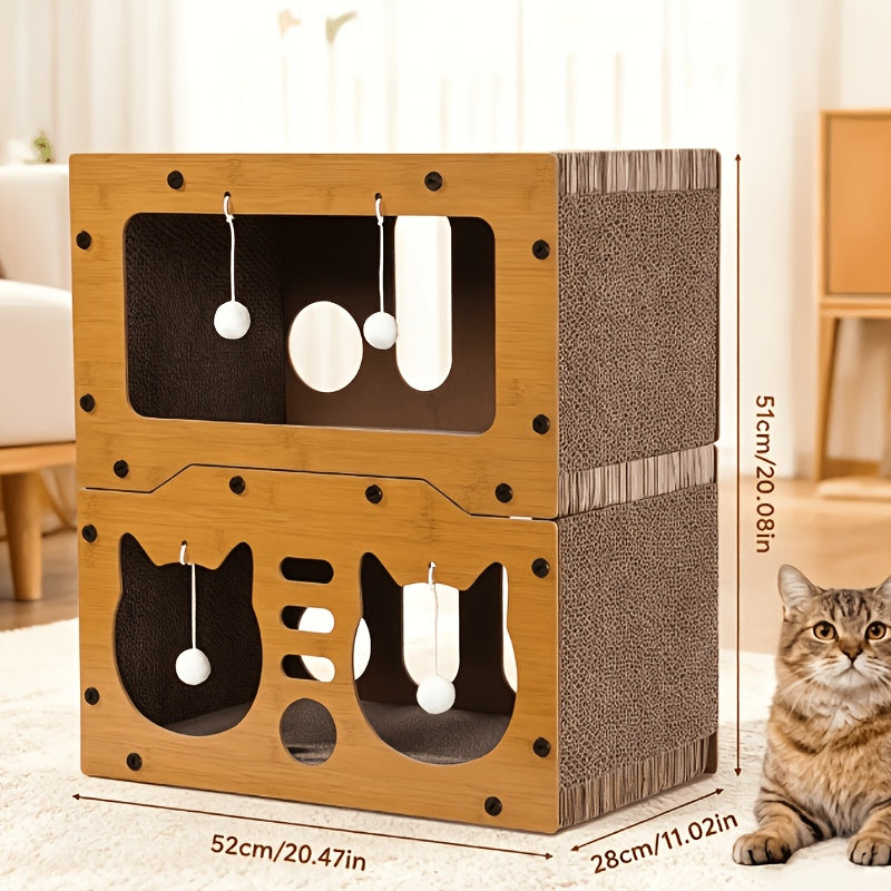 Árbol rascador para gatos 11 kg | Juego descanso escalada y cuidado de uñas