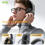 Auriculares Bluetooth | Auriculares inalámbricos supraaurales Acer Ohr559, sonido estéreo de alta fidelidad de baja frecuencia, reducción de