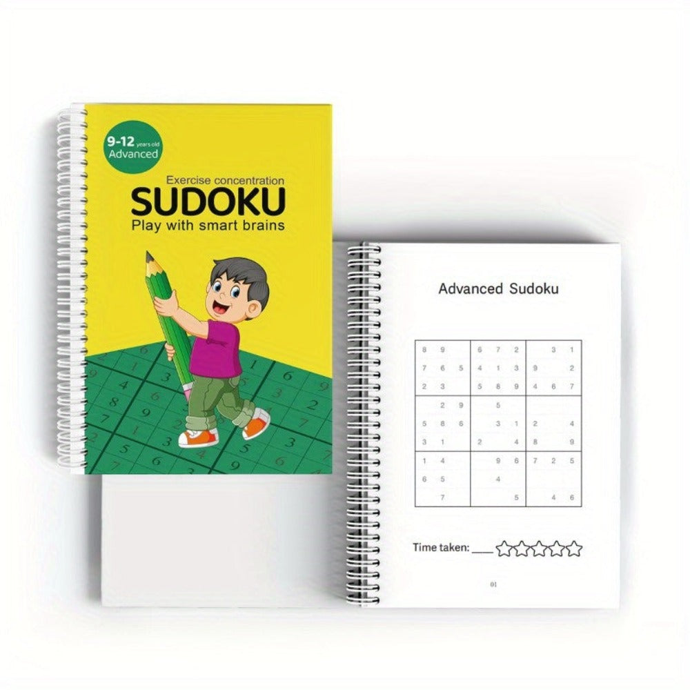 1 juego de Sudoku para niños: fortalece habilidades matemáticas y lógicas con rompecabezas desafiantes para edades de 9 a 12 años.