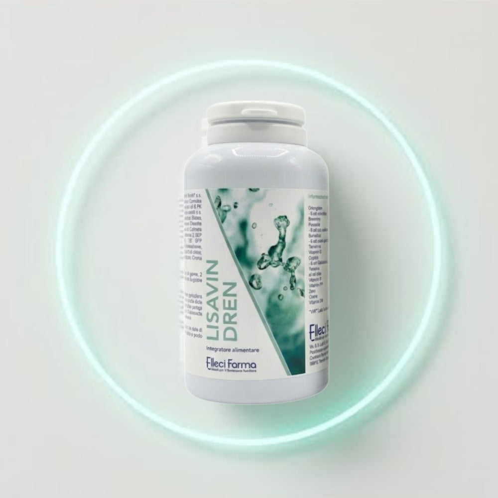 LisavinDren – Suplemento Dietético con Orthosiphon, Bromelina, Hinojo, Gymnema, Diente de León, Vitaminas y Minerales – 240 Tabletas