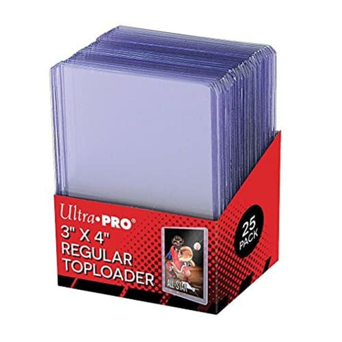 2x Ultra Pro Clear Toploader Regular 3" x 4" 25 Unidades por Paquete